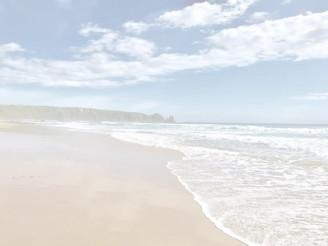 Background photograph of a coastline used behind the provider section
